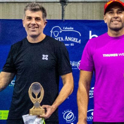Em reedição de uma parceria de sucesso, Perez e Frete conquistam Challenger de Quaraí