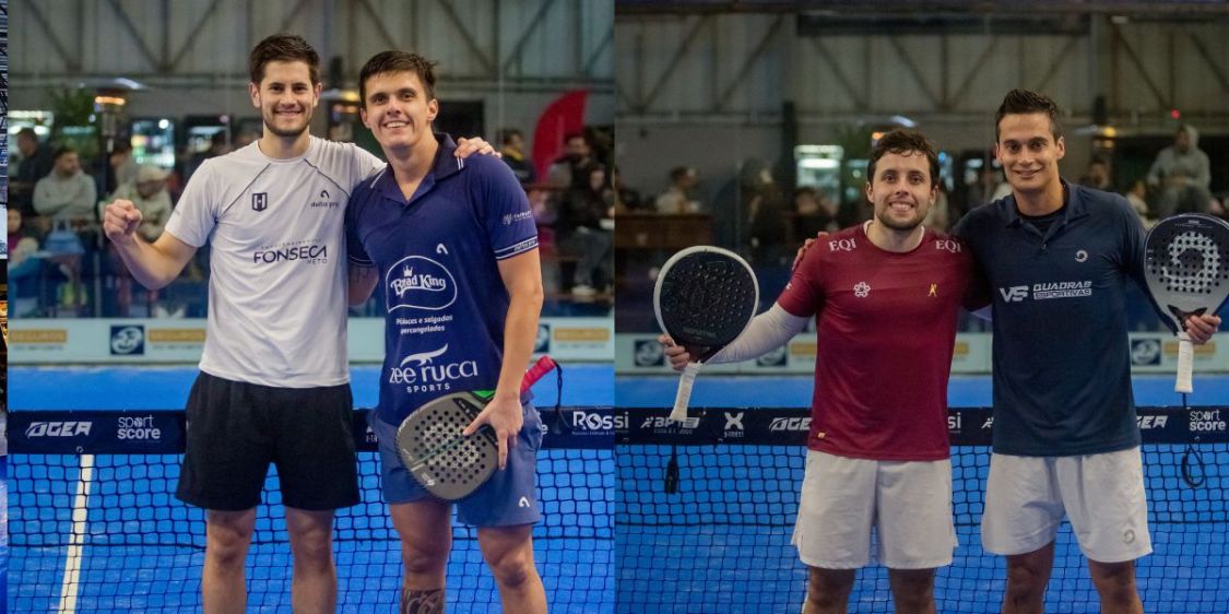 Ensslin/Simonato e Flores/Julianoti garantem vaga na decisão de domingo